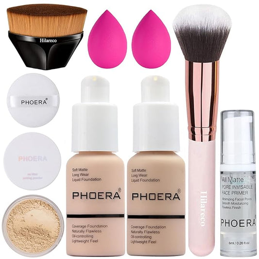 PHOERA Foundation, Full Coverage Foundation, PHOERA Primer, PHOERA