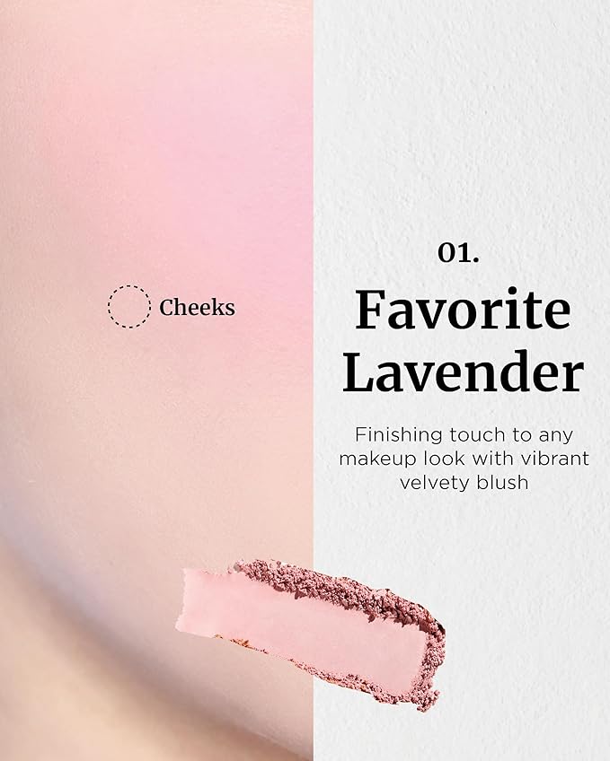 VDL Cheekstain Pastel Blush for Cheeks (Favorite Lavender, 0.2oz