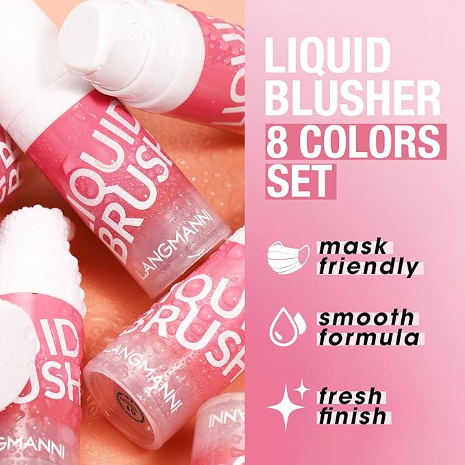 Liquid Blush Makeup Cream Blush For Cheeks Natural Velvet Texture(05#)