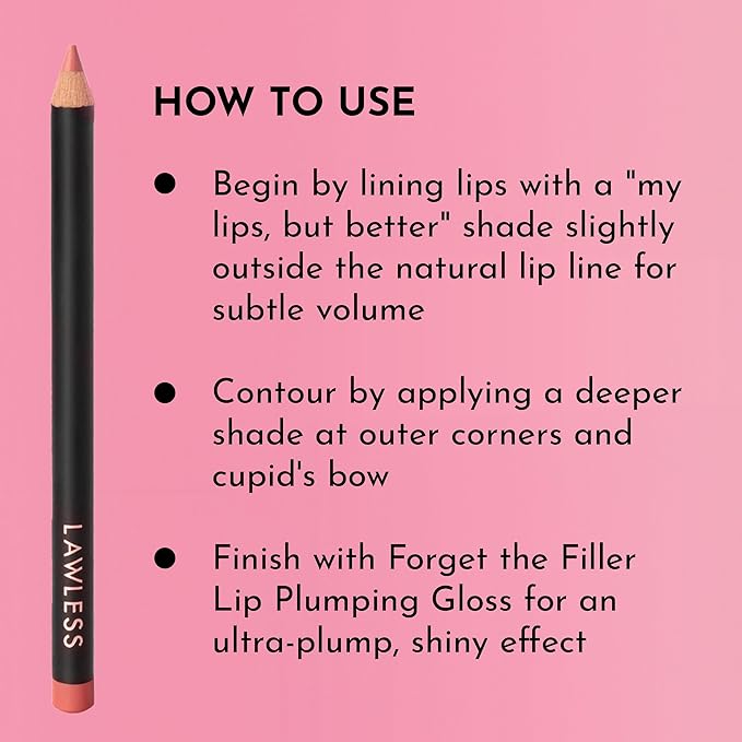 LAWLESS Forget the Filler Definer Liner - Velvet Forget