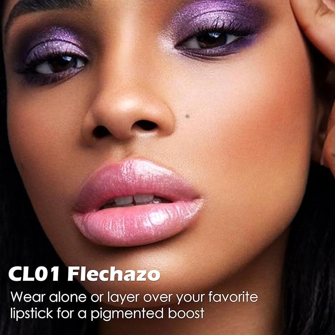 FOCALLURE Glitter Lip Gloss,High Shine Shimmer Lipstick,Long Lasting Plumping Lipgloss,Hydrating,Moisturizing,Non-Sticky and Lightweight Formula for Lip Color,Flechazo