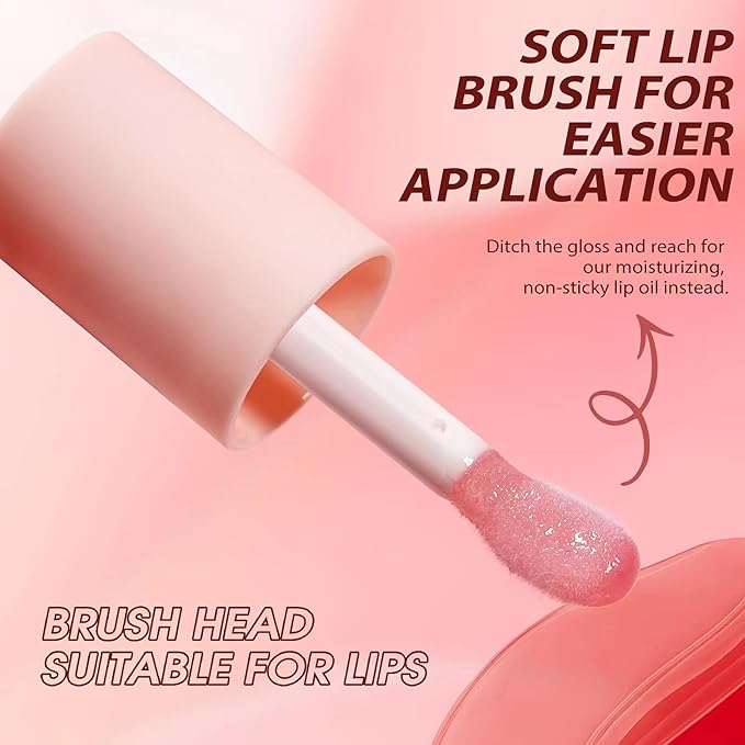 Lipstick Primer Jolilab Fruit Lip Oil,Hydrating Lip Glow Oil,Hydrating