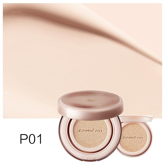 Moisture Air Cushion Cream Face Foundation Makeup, Lightweight,