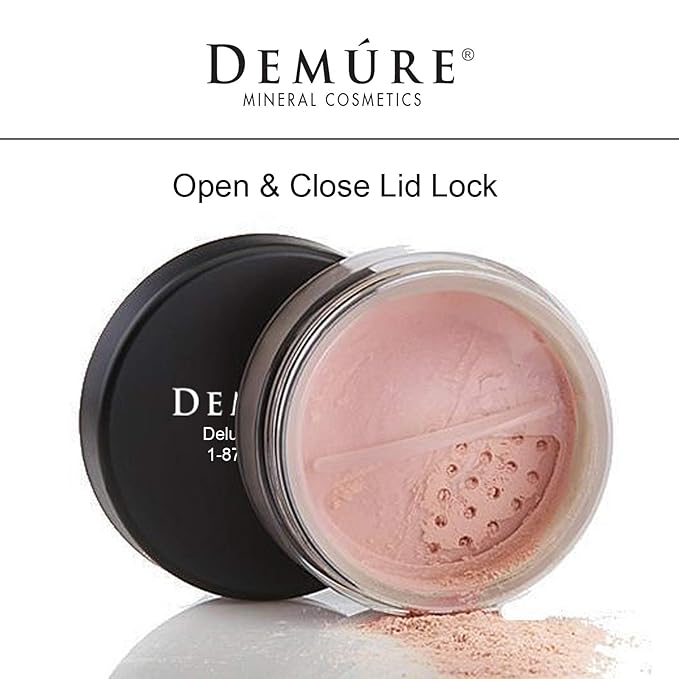Demure Mineral Blush Makeup (Natural Radiance), Loose Powder By Demure