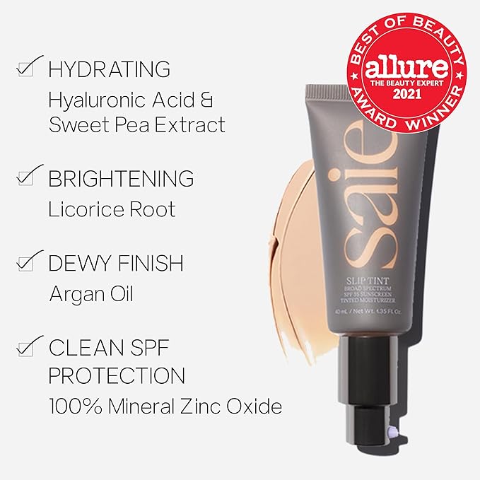 Saie Slip Tint SPF 35 Tinted Moisturizer - Four () 1.35 oz