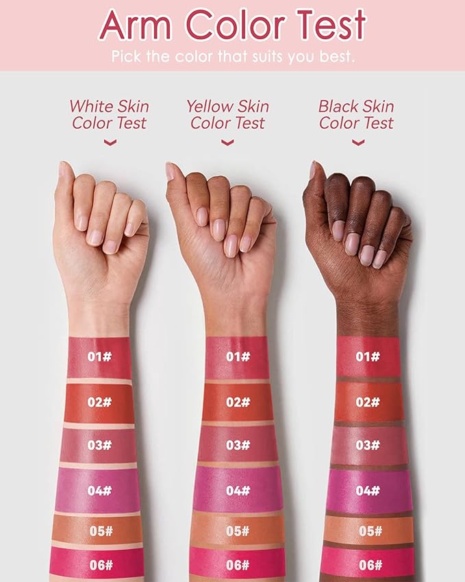 Lip Stain Marker Pen, Rose Red Lip Liner Longlasting