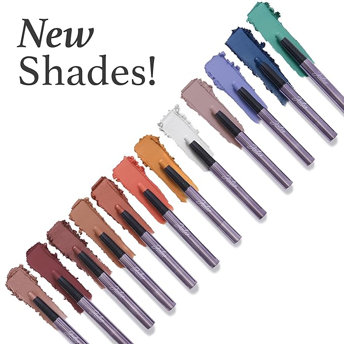 Julep Eyeshadow 101 Cream-to-Powder Waterproof Shadow Stick – Flame Shimmer – Long-Lasting, Crease-Proof, Warm Orange Toned Shimmer Cream Eyeshadow with Built-in Smudger