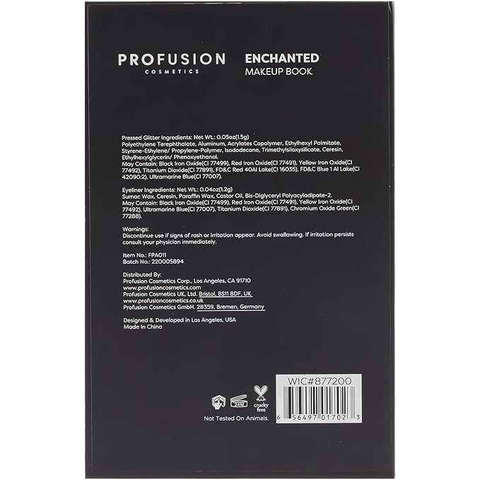 Profusion Cosmetics 5-pc Makeup Look Book, Long Lasting