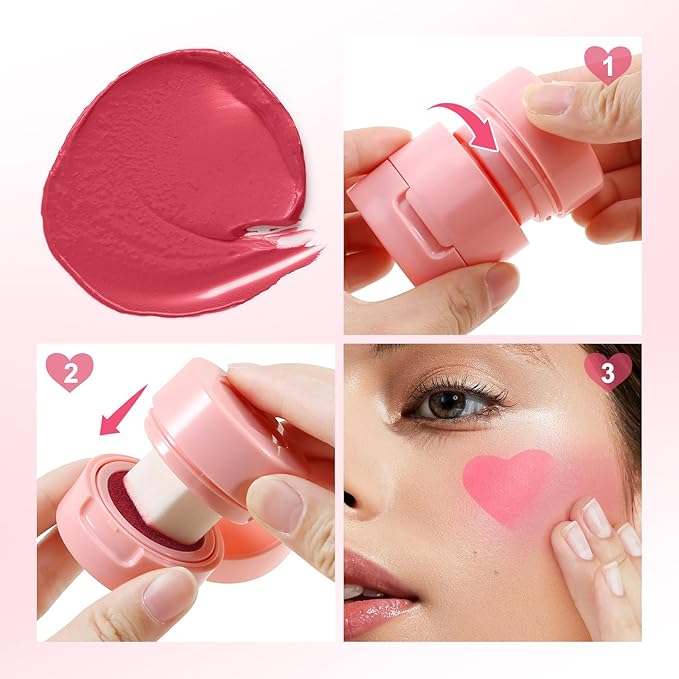 Boobeen Liquid Blush for Cheeks, Buildable & Blendable