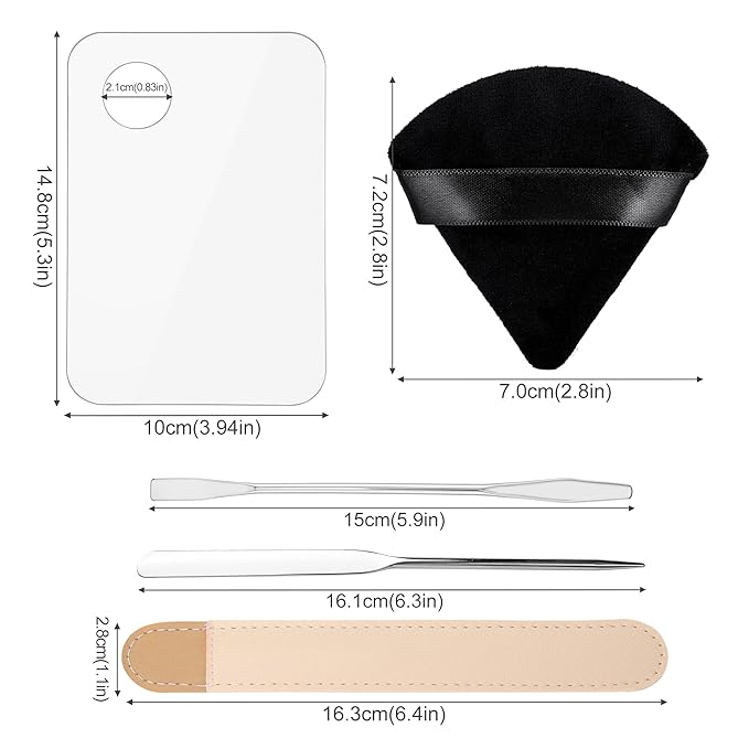 Acrylic Cosmetic Makeup Palette, Makeup Mixing Tray