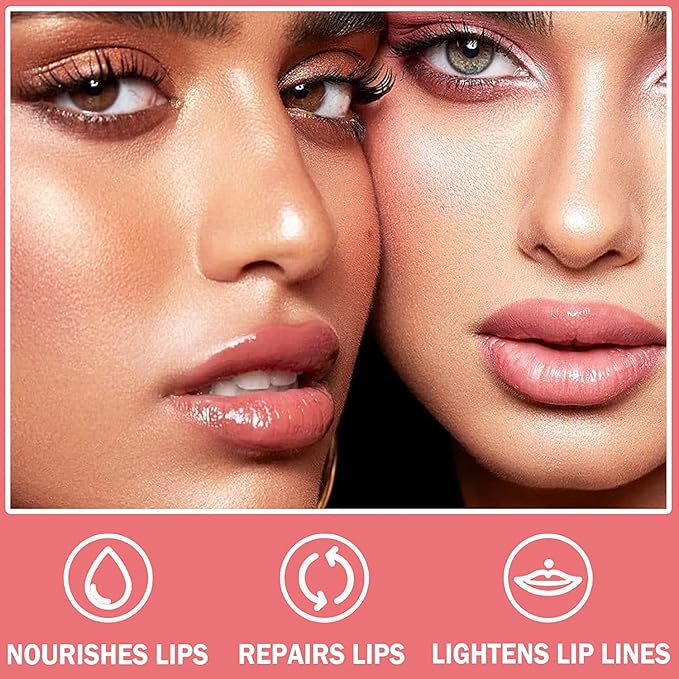 Hydrating Lip Glow Oil 7 Colors Moisturizing Lip Hydrating