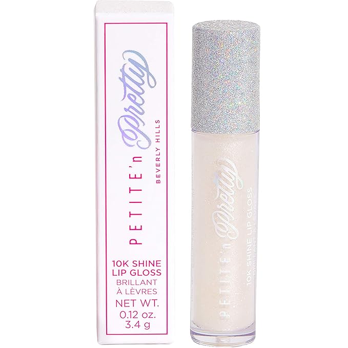 Petite 'N Pretty 10K Shine Lip Gloss for Girls (Diamond Heist) - Makeup for Kids, Tweens, Teens - High Shine, Soft, Hydrating, Lightweight, Made in the USA