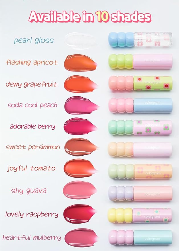 COLORGRAM Fruity Glass Tint Pearl Gloss | Lip 11 Oz