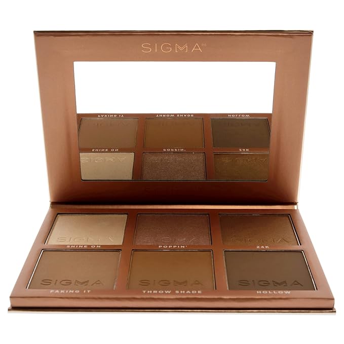 SIGMA Beauty Sculpt Highlight Plus Contour Palette Makeup 98 oz