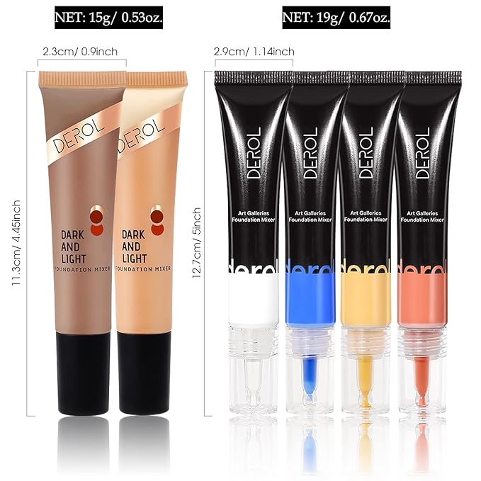 White Foundation Mixing Pigment for Adjusting Shade and (01# White)