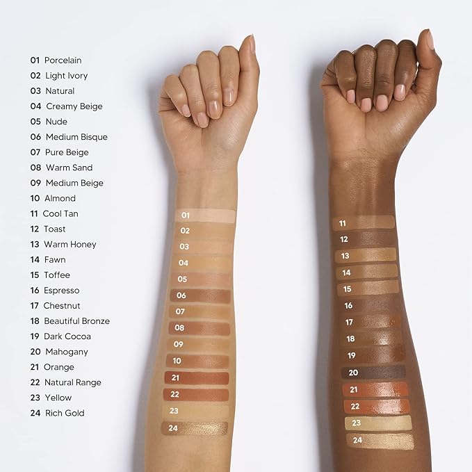 Ruby Kisses HD Concealer & Foundation Flawless Full Makeup (Mahogany)