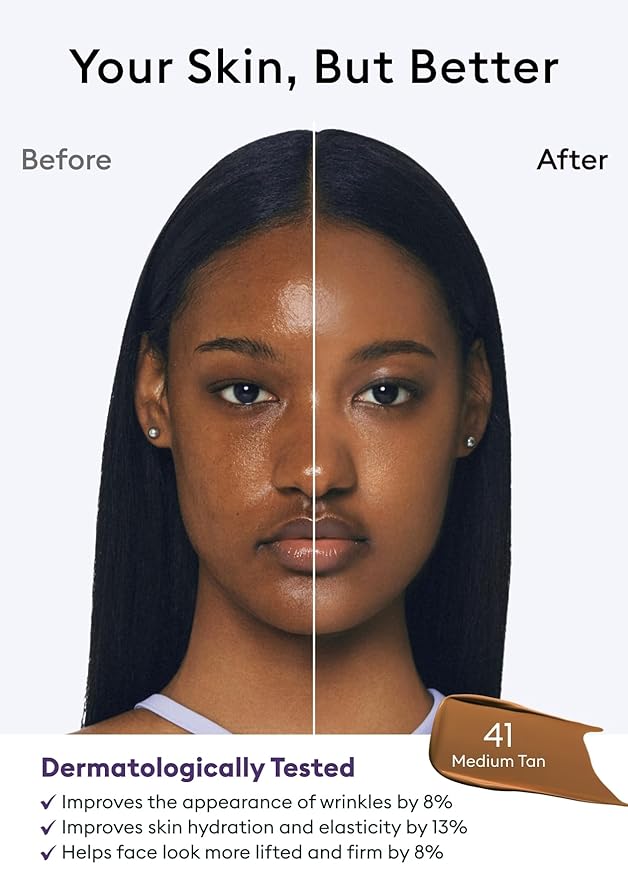 MISSHA M PERFECT COVER SERUM BB CREAM No.41 Medium Tan- Tan/Deep with Warm Undertone, Skin Tint, Tinted Moisturizer, Skin Care Foundation Makeup, Superfood Complex,Glass Skin, Korean Makeup,1.18 Fl oz