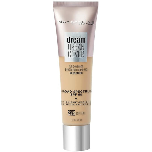 Maybelline Dream Urban Cover Flawless Coverage Foundation Makeup,