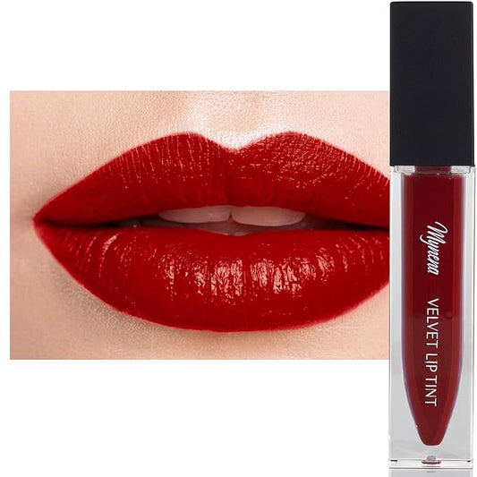 Classic Red Velvet Mousse Liquid Lipstick | High-Pigmented Non-Sticky Non-Drying | Rita