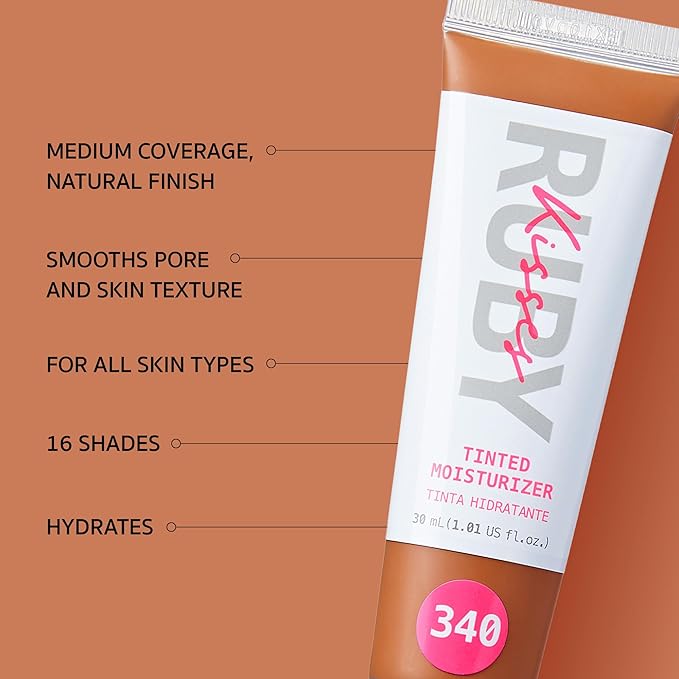 Ruby Kisses Tinted Moisturizer, Hydration, Calm & Revitalize