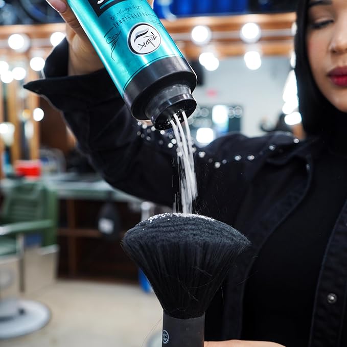 Rolda Men's Barber Talc Powder - White Talcum Prevent Irritation