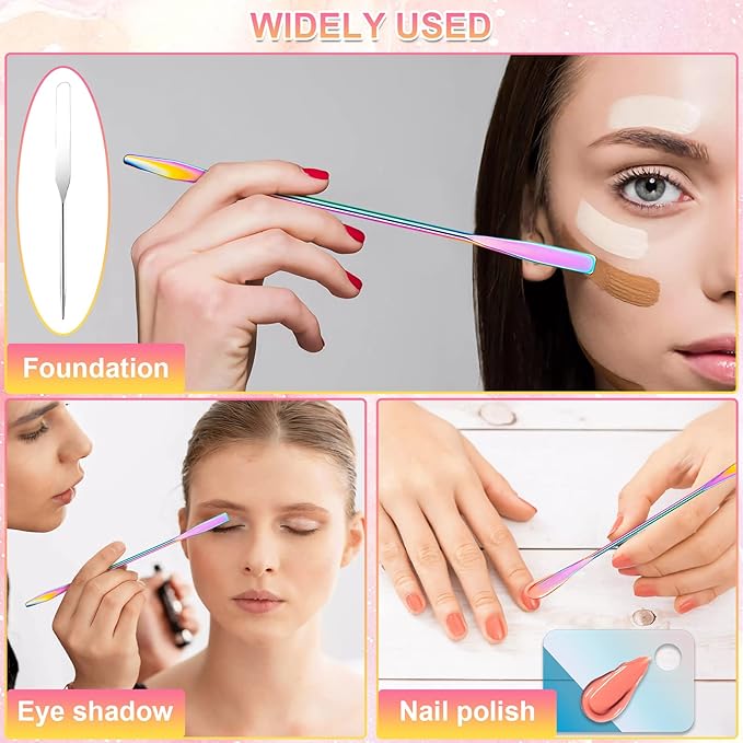 Makeup Spatula Korean Set, Senbos Professional Acrylic Makeup