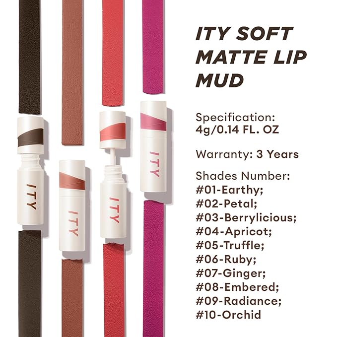 ITY Velvet Matte Finish Lip Stain-Mousse Textured Lip Orange