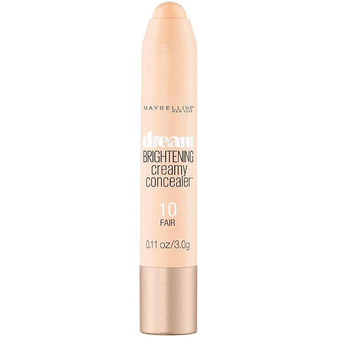 Maybelline New York Dream Brightening Creamy Concealer, Fair, 0.11 oz
