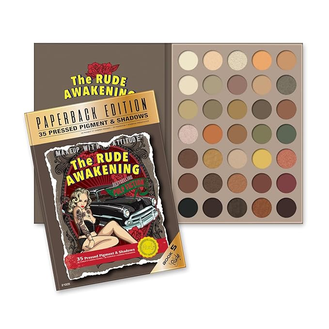 The Rude Awakening Eyeshadow Palette - Paperback Edition 74 oz