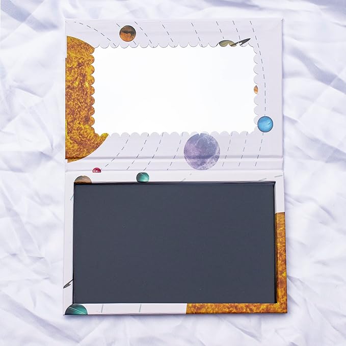 Empty magnetic palette with Mirror,Like a Book Fashionable