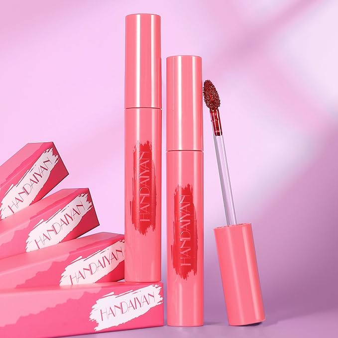 Wonder Blading Lip Stain Peel Off Masque, 6 Colors Tattoo Peel Off Mask, Matte Finish Peel Off Lip Stain, Waterproof & Transfer Proof Nude Lip Tint, Lip Tatoo Peel Lip Tint, 04# Rose Red