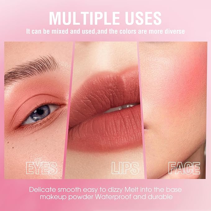 Liquid Blush Makeup Cream Blush For Cheeks Natural Velvet Texture(05#)