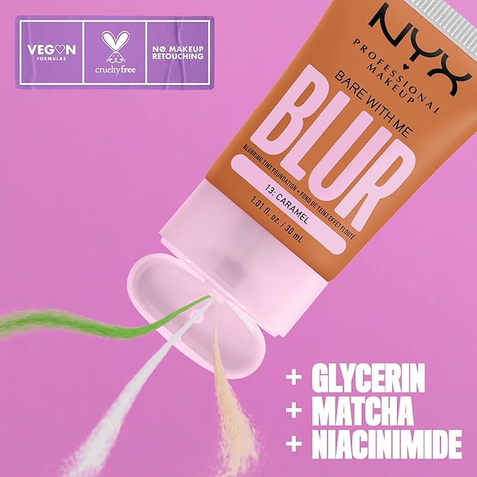 NYX PROFESSIONAL MAKEUP Bare With Me Blur Skin - Caramel