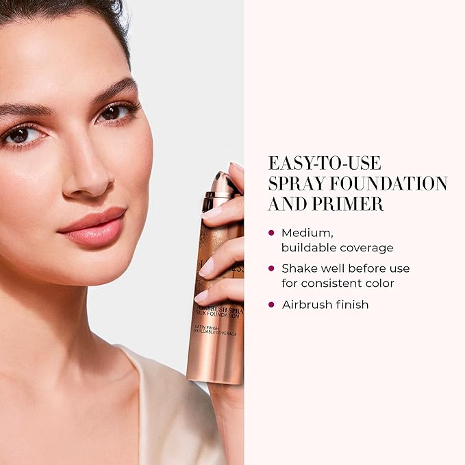LUMINESS Silk Spray Airbrush Foundation Makeup & Hydrating Satin Finish