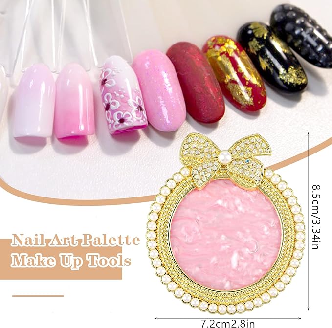 Resin Nail Art Palette, Nail Art Painting Mixed