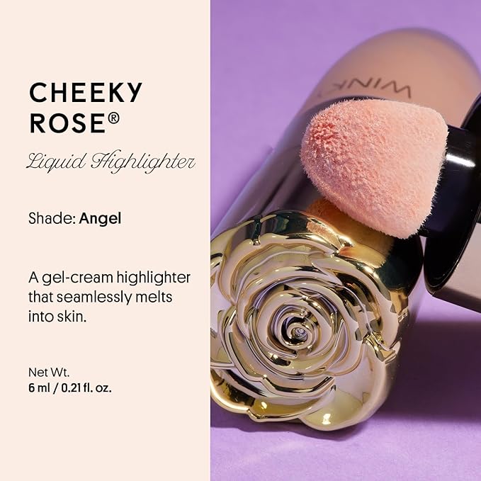 Winky Lux Cheeky Rose Liquid Highlighter, Gel Cream