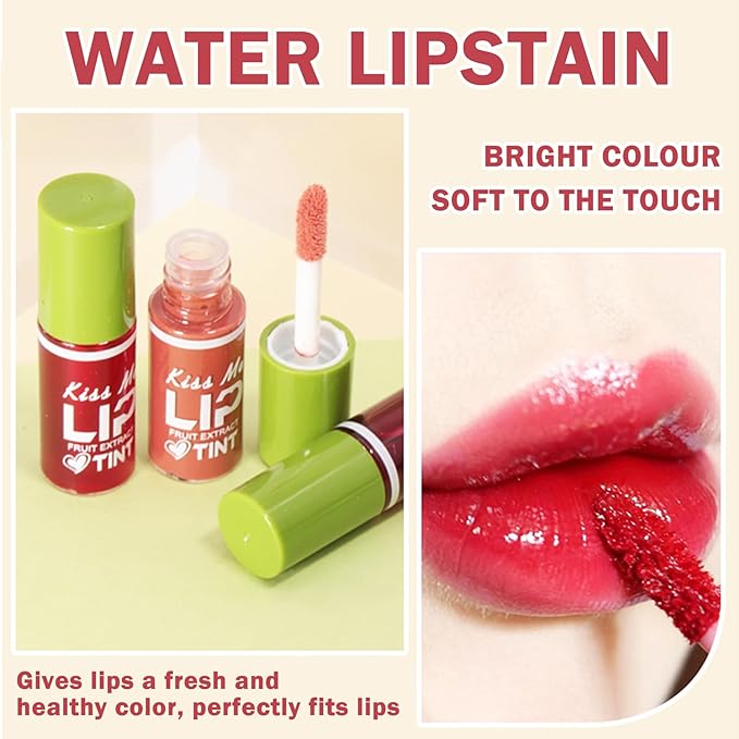 Lip Tint Stain Set,7 Colors Water Tint Lip Long