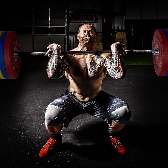 10LB/25LB/35LB/45LB/55LB Bumper Plates Odorless with 2" Opening Olympic