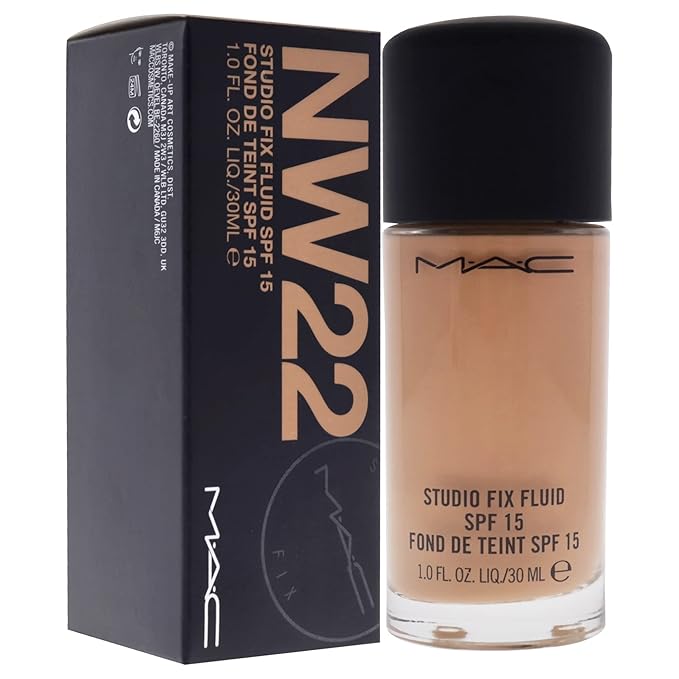 MAC Studio Fix Fluid SPF15 NW22, 1.0582 Ounce
