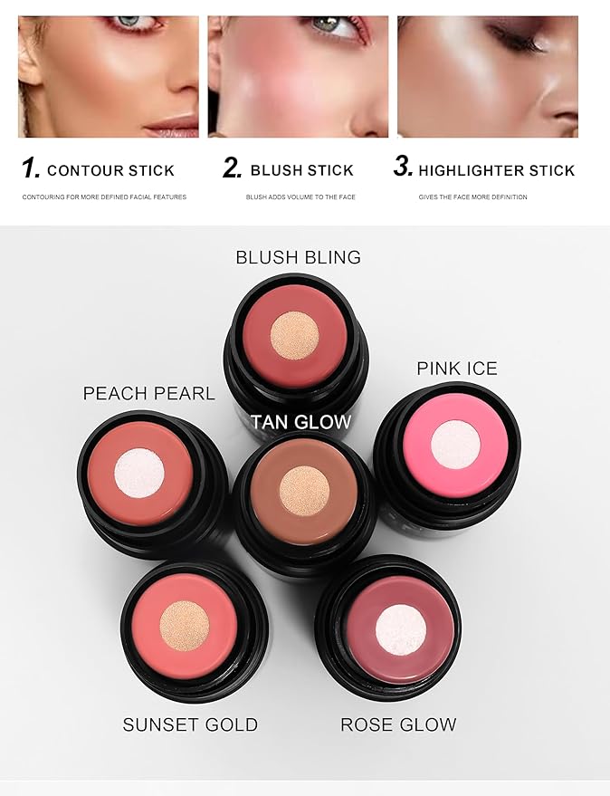 Sandwich Blush Stick Matte Non-greasy Silky 2 In (06#, /0.28oz) 8g