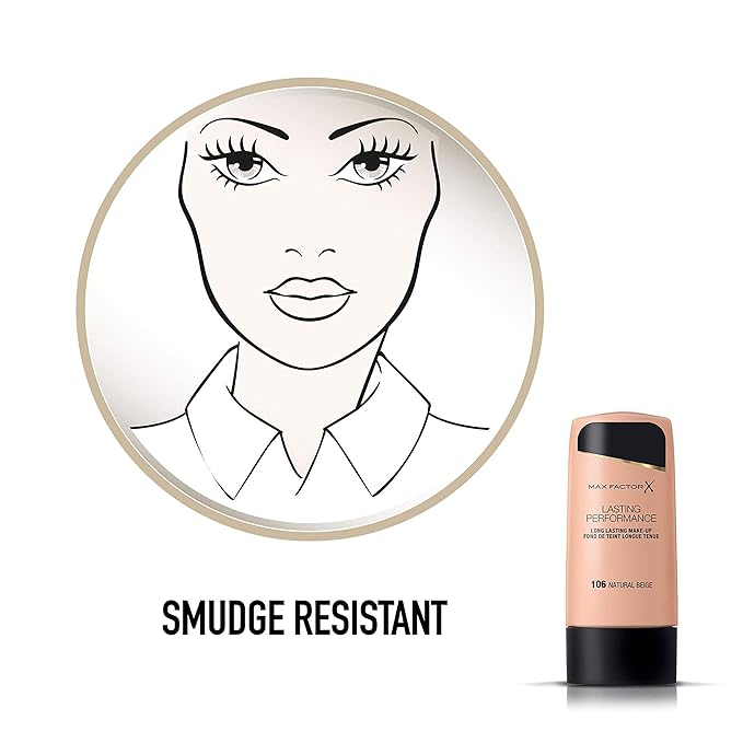 Max Factor, Long Lasting Performance No.106, Natural Beige, 1.1 Ounce