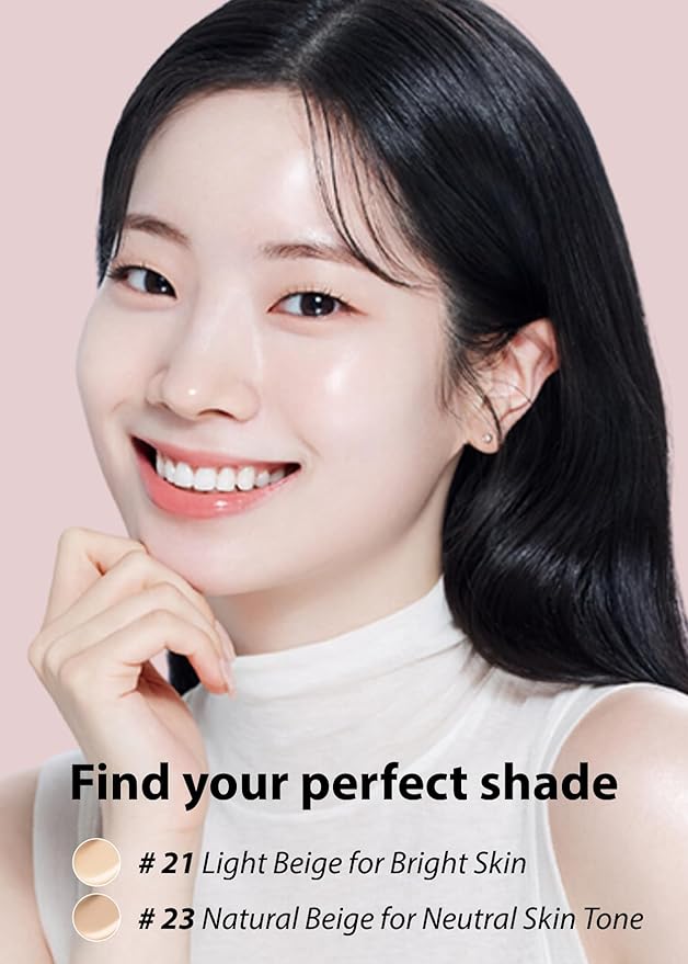 A'PIEU Waterlock Cushion Foundation No.ight Beige Semi-Matte Natural Acid, Paraben-Free 21 L