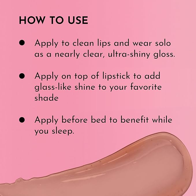 Women's Forget The Filler Lip Plumper Line Gloss, Nudie, Pink, 0.11 Fl Oz (Pack of 1)