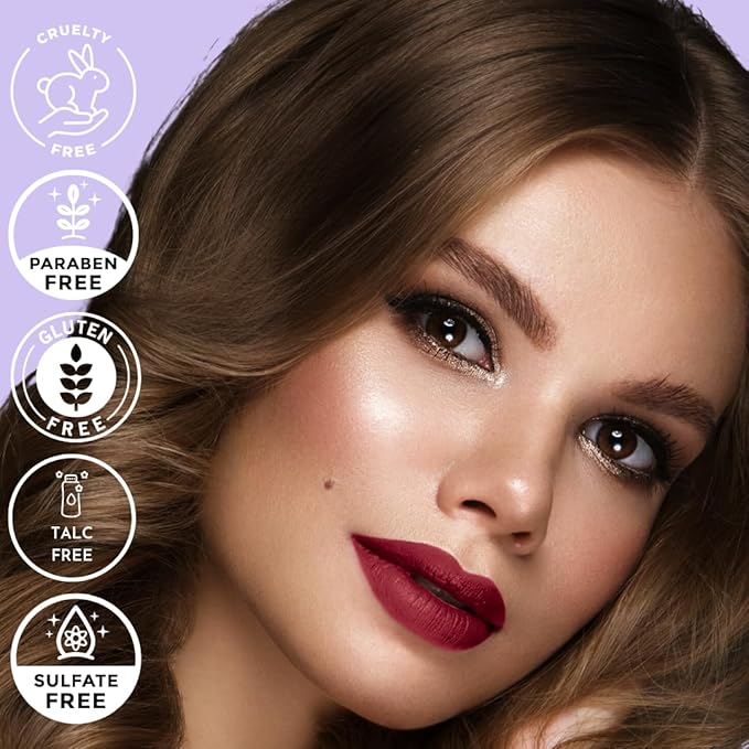 Sexy Red Velvet Mousse Liquid Lipstick | High-Pigmented Non-Sticky Non-Drying | Soqui