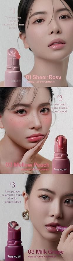 Vegan Fluffy Plumper 0.35oz (02 Mellow Peach, 0.35oz)