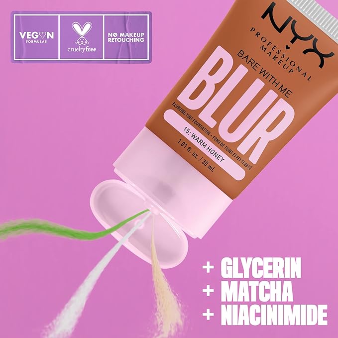 NYX PROFESSIONAL MAKEUP Bare With Me Blur Skin Warm Honey