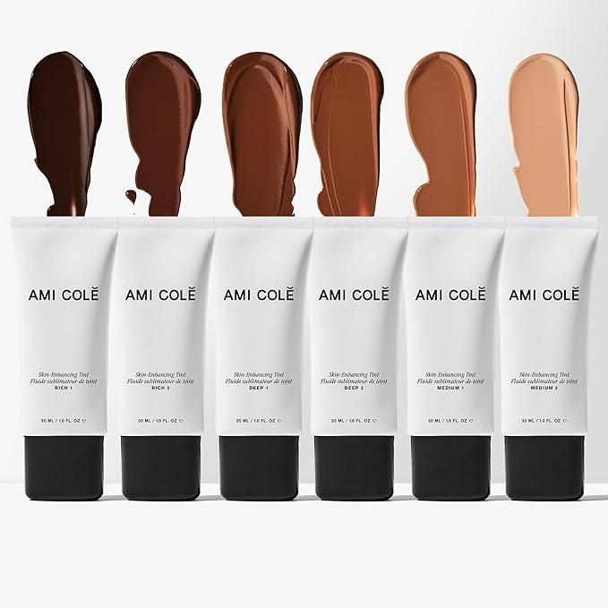AMI COLÉ Skin-Enhancing Tinted Moisturizer (Rich 1), tinted