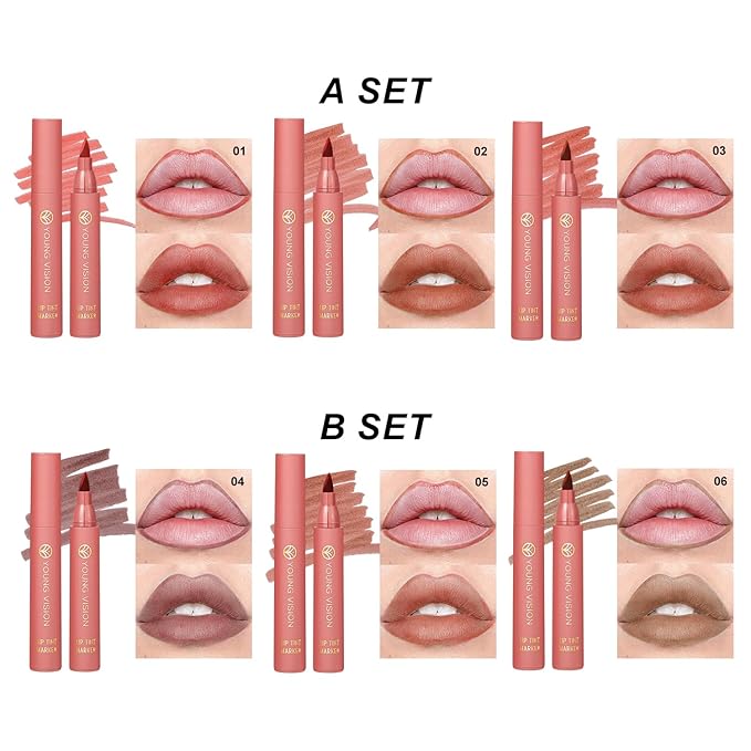 YOUNG VISION Lip Tint Marker 3 PCS Set, YOUNG