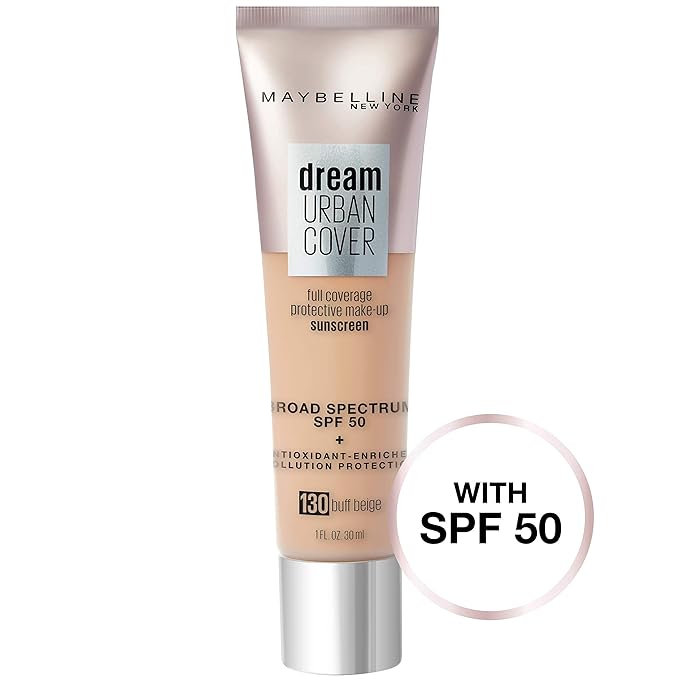 Maybelline Dream Urban Cover Flawless Coverage Foundation Makeup,