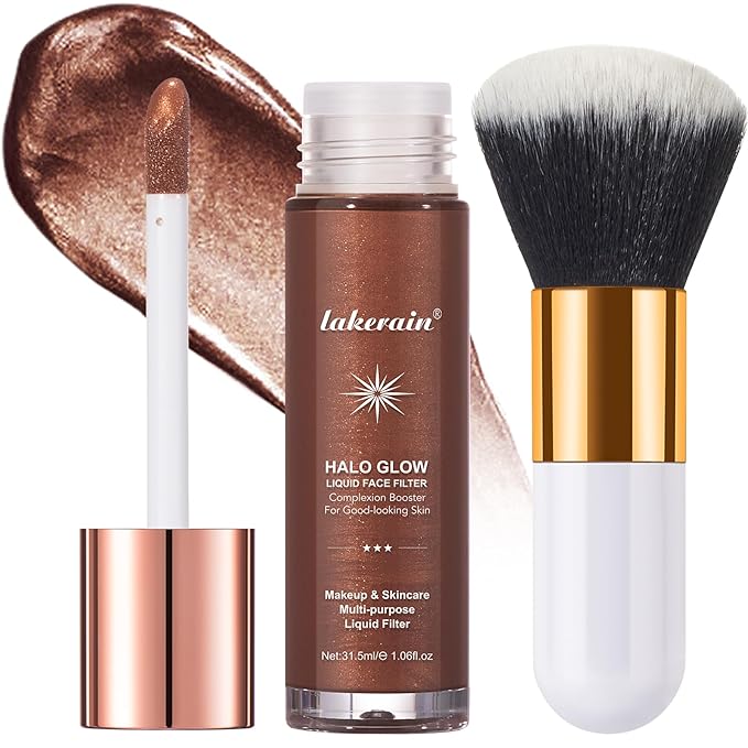 Natural Glow Liquid Filter Makeup, Longwear Face Luminizer, 1.06 fl oz